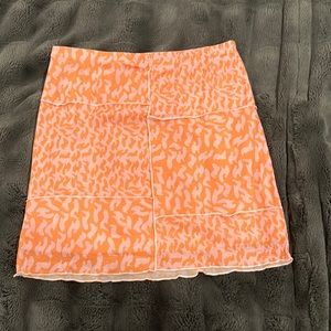 Beginning Boutique printed skirt size 12